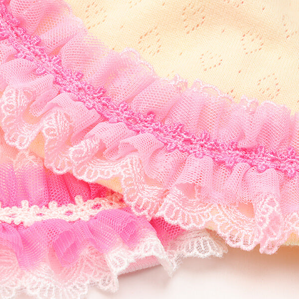 Heart Mesh Frill Cut-and-Sew Dog Dress