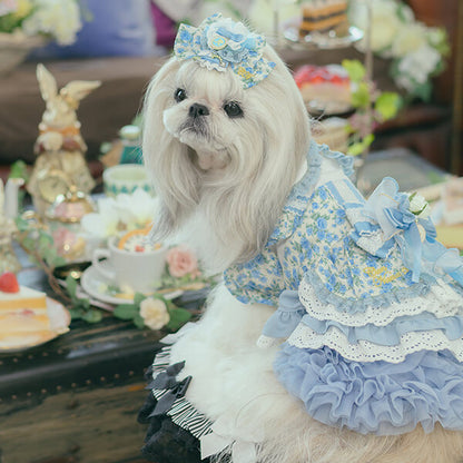 Alice in the Land of Roses Dress Blue