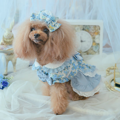 Alice in the Land of Roses Dress Blue