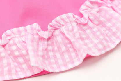 Heart Gingham Pink