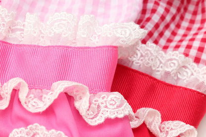 Heart Gingham Pink
