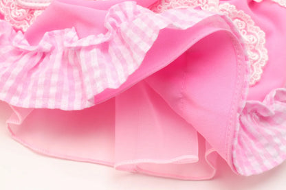 Heart Gingham Pink