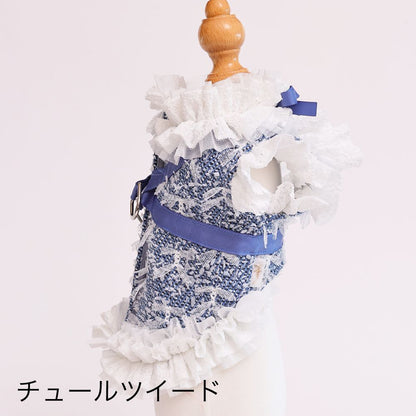 Nocturne Blue — Cool Denim Harness Dress