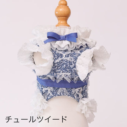 Nocturne Blue — Cool Denim Harness Dress
