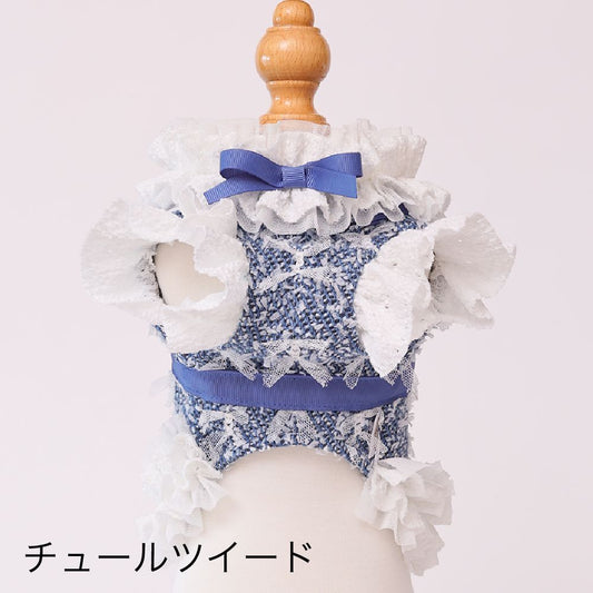 Nocturne Blue — Cool Denim Harness Dress