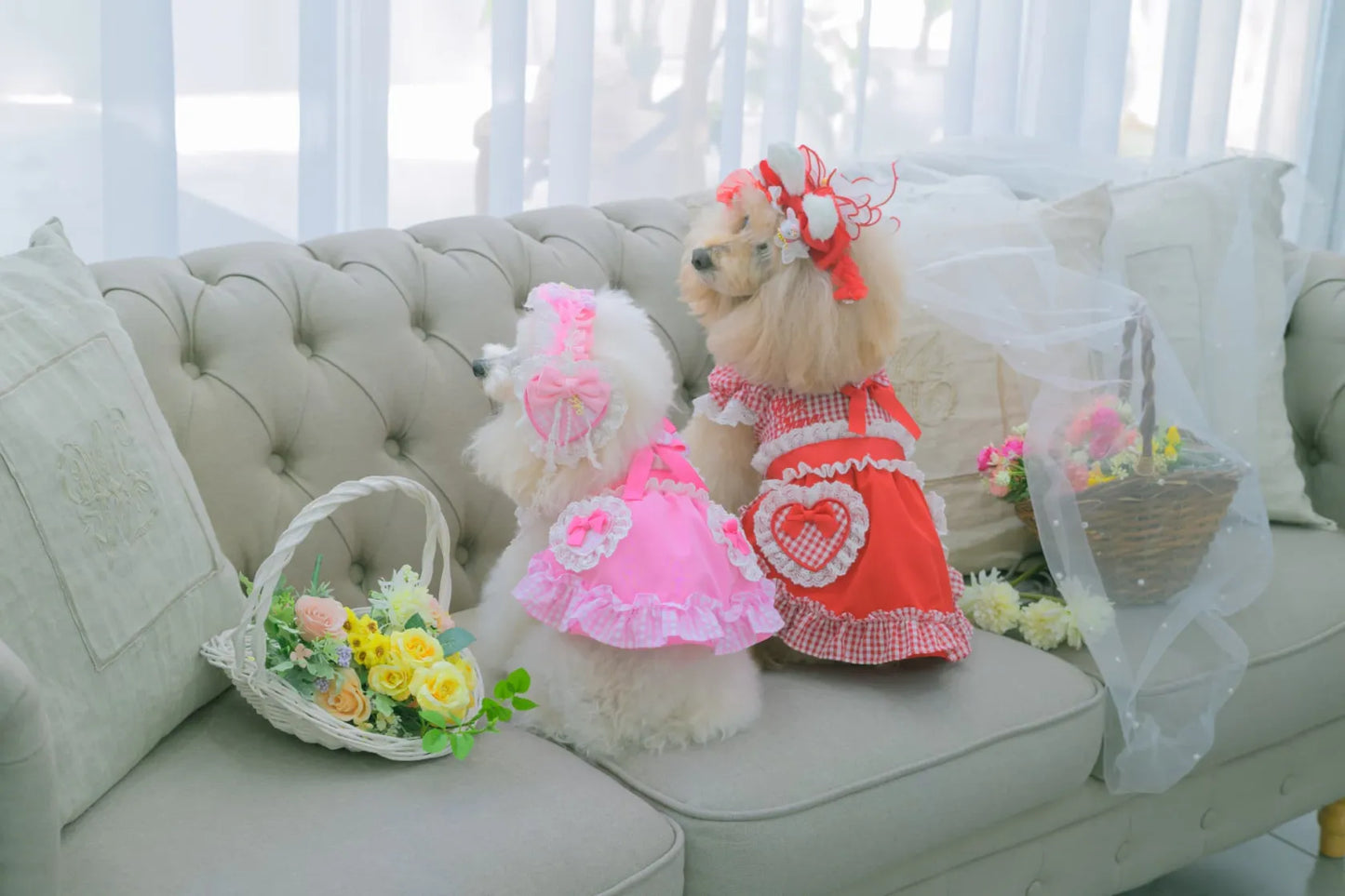 Heart Gingham Pink