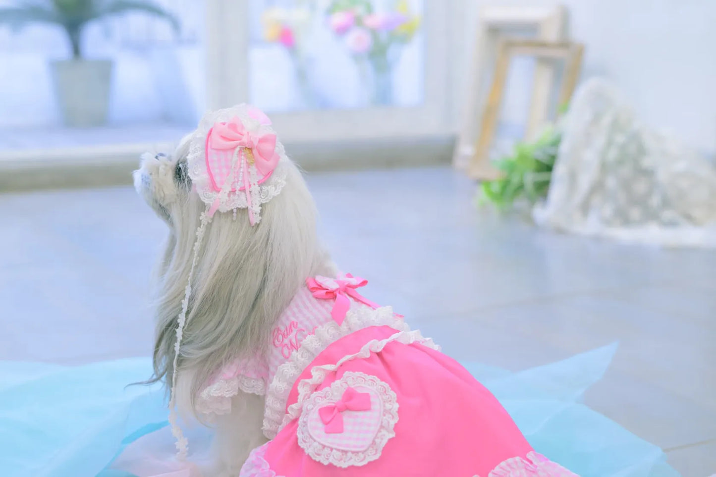 Heart Gingham Pink